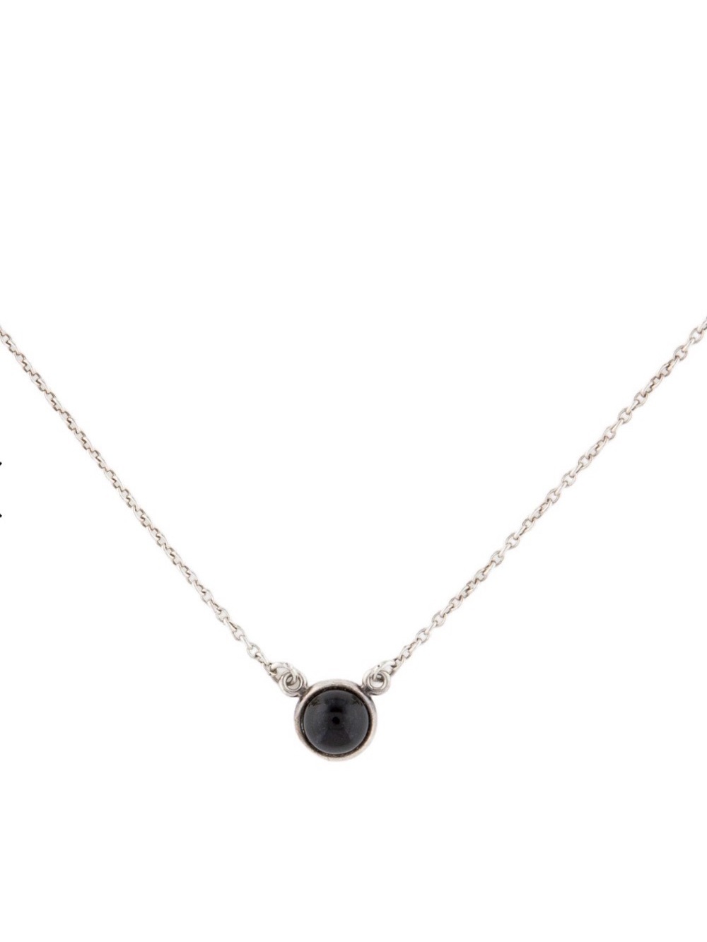 Tiffany & Co. Black Onyx Color by the Yard Pendant Necklace